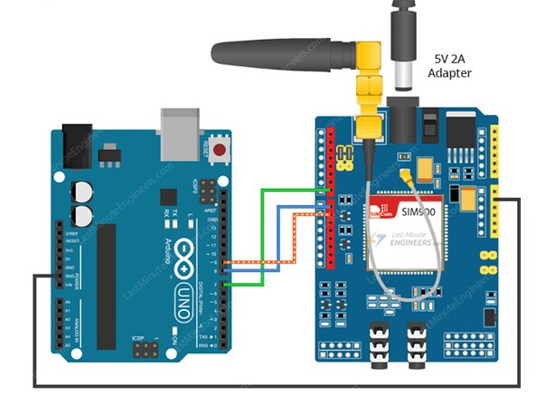 GSM-Arduino-circuit